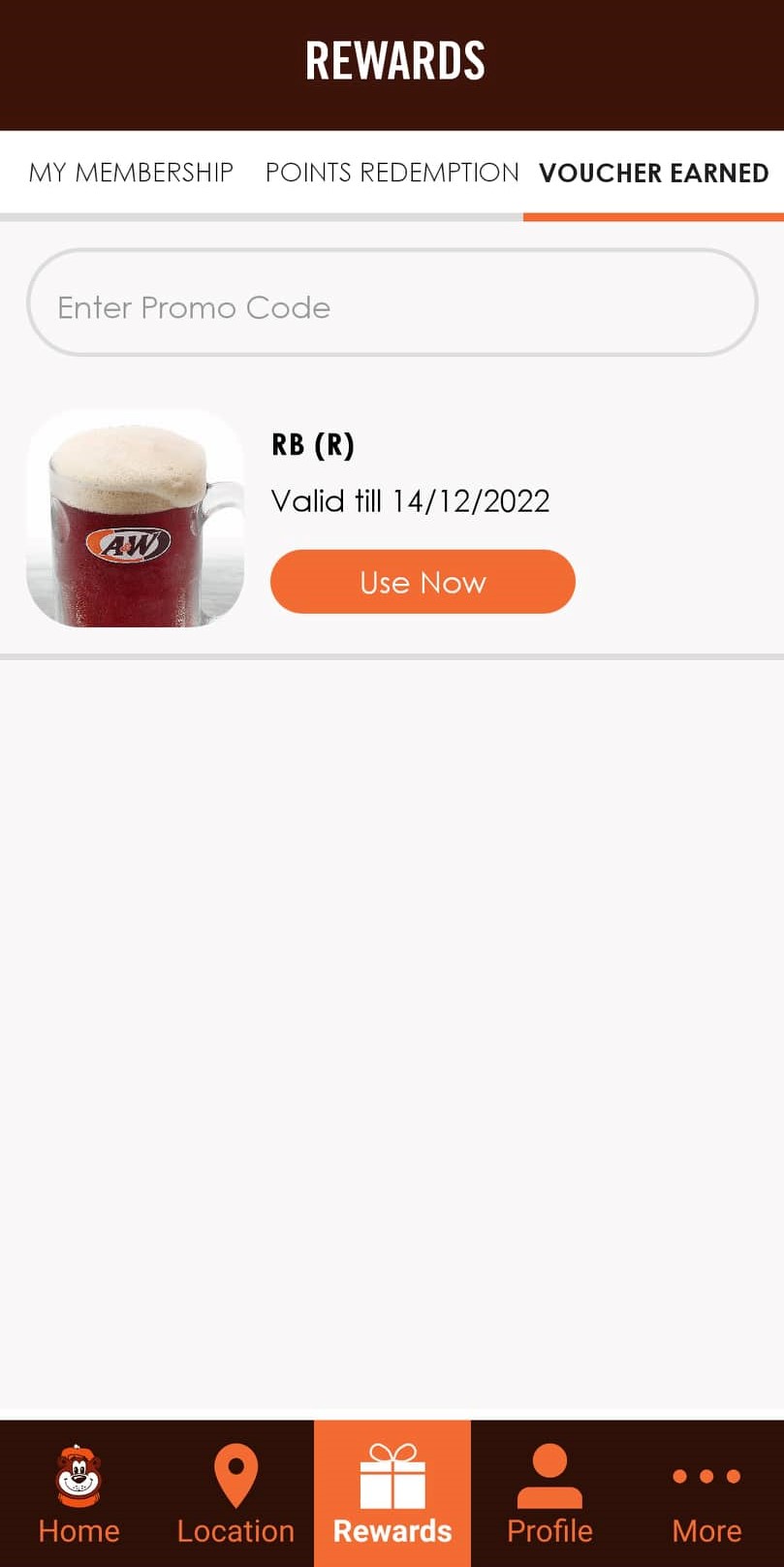 A&W Register step 3